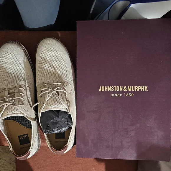 Johnston & Murphy Cream Oxfords for Timeless Elegance The Johnston & Murphy Regency from The Hand Made 100 main image 4